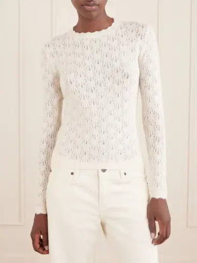 Marant Étoile Obeline Wool-blend Chrochet Sweater | Thumbnail 3 Marant Étoile Obeline Wool-blend Chrochet Sweater | Thumbnail 3