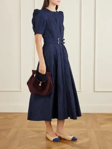 Gabriela Hearst Antonia Mini Suede Shoulder Bag | Thumbnail 3 Gabriela Hearst Antonia Mini Suede Shoulder Bag | Thumbnail 3