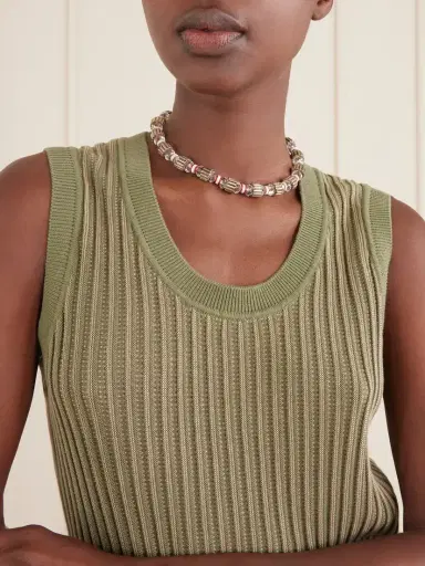 Roxanne Assoulin The Crimp Beaded Gold-tone Necklace | Thumbnail 2 Roxanne Assoulin The Crimp Beaded Gold-tone Necklace | Thumbnail 2