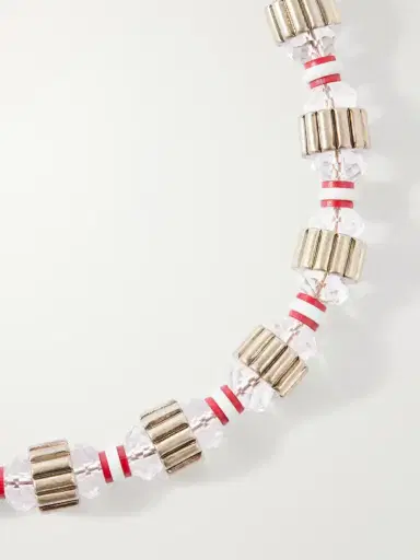 Roxanne Assoulin The Crimp Beaded Gold-tone Necklace | Thumbnail 4 Roxanne Assoulin The Crimp Beaded Gold-tone Necklace | Thumbnail 4