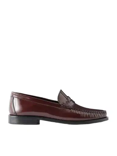 aeyde Terry Patent-leather Penny Loafers | Thumbnail 1 aeyde Terry Patent-leather Penny Loafers | Thumbnail 1