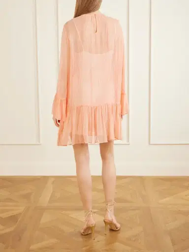 Ulla Johnson Emmeline Gathered Tiered Silk-chiffon Mini Dress | Thumbnail 3 Ulla Johnson Emmeline Gathered Tiered Silk-chiffon Mini Dress | Thumbnail 3
