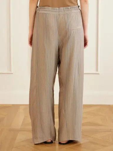 Kallmeyer Clemence Striped Twill Wide-leg Pants | Thumbnail 4 Kallmeyer Clemence Striped Twill Wide-leg Pants | Thumbnail 4