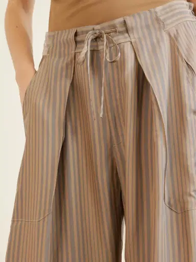 Kallmeyer Clemence Striped Twill Wide-leg Pants | Thumbnail 5 Kallmeyer Clemence Striped Twill Wide-leg Pants | Thumbnail 5