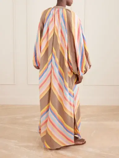 Marrakshi Life Striped Cotton Maxi Dress | Thumbnail 3 Marrakshi Life Striped Cotton Maxi Dress | Thumbnail 3