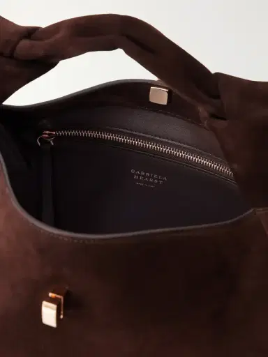 Gabriela Hearst Antonia Mini Suede Shoulder Bag | Thumbnail 6 Gabriela Hearst Antonia Mini Suede Shoulder Bag | Thumbnail 6