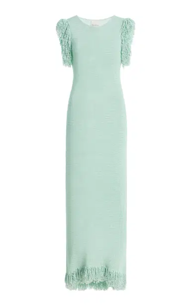 Paris Georgia Fringe Cotton Maxi Dress | Thumbnail 1 Paris Georgia Fringe Cotton Maxi Dress | Thumbnail 1