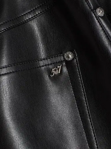 Cinq à Sept Women's Dani Faux Leather Shorts - Black | Thumbnail 7 Cinq à Sept Women's Dani Faux Leather Shorts - Black | Thumbnail 7