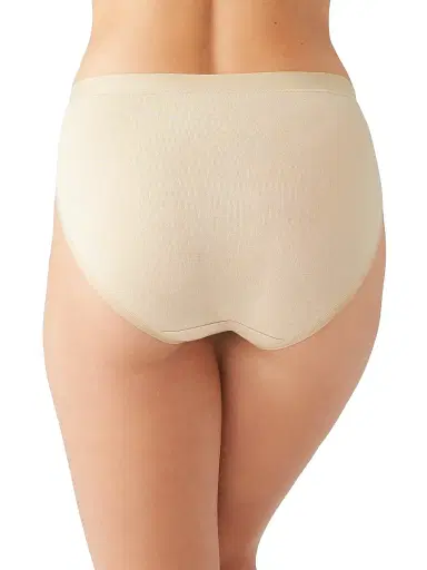 Wacoal Women's Understated Cotton High-Cut Brief - Sand | Thumbnail 3 Wacoal Women's Understated Cotton High-Cut Brief - Sand | Thumbnail 3
