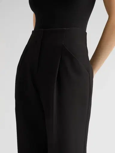 Veronica Beard Women's Kenneth Straight-Leg Pants - Black - Size 16 | Thumbnail 5 Veronica Beard Women's Kenneth Straight-Leg Pants - Black - Size 16 | Thumbnail 5