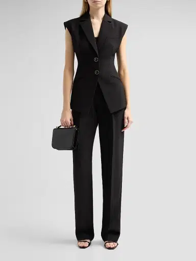 Veronica Beard Women's Sorenne Tailored Vest | Thumbnail 2 Veronica Beard Women's Sorenne Tailored Vest | Thumbnail 2