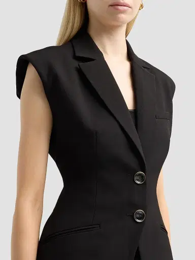 Veronica Beard Women's Sorenne Tailored Vest | Thumbnail 5 Veronica Beard Women's Sorenne Tailored Vest | Thumbnail 5