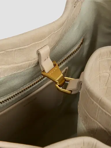Vince Women's Sarai Croc-Embossed Nubuck Bucket Bag | Thumbnail 4 Vince Women's Sarai Croc-Embossed Nubuck Bucket Bag | Thumbnail 4