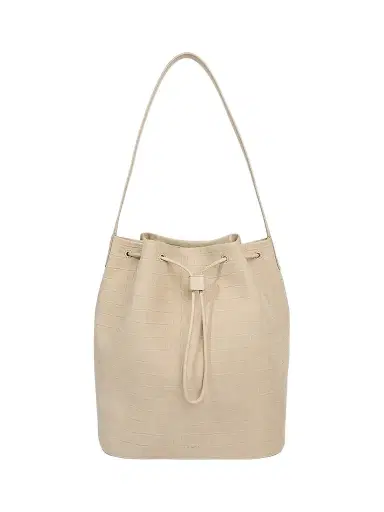 Vince Women's Sarai Croc-Embossed Nubuck Bucket Bag | Thumbnail 1 Vince Women's Sarai Croc-Embossed Nubuck Bucket Bag | Thumbnail 1