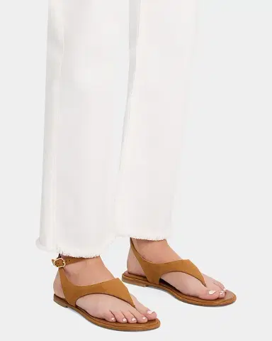 Stuart Weitzman Women's Marley Suede Sandals - Boho Tan | Thumbnail 2 Stuart Weitzman Women's Marley Suede Sandals - Boho Tan | Thumbnail 2