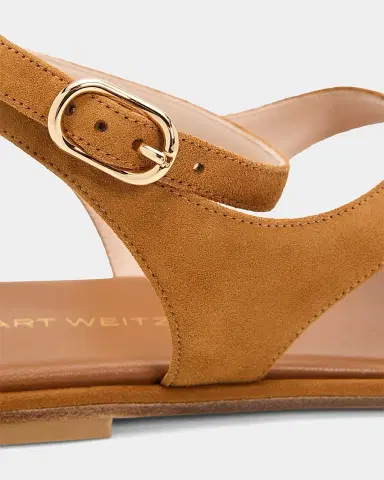 Stuart Weitzman Women's Marley Suede Sandals - Boho Tan | Thumbnail 6 Stuart Weitzman Women's Marley Suede Sandals - Boho Tan | Thumbnail 6