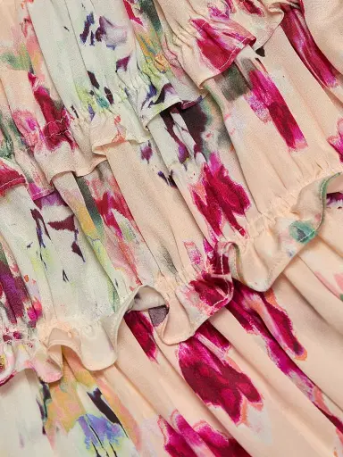 Ulla Johnson Women's Clove Ruffled Floral SIlk Maxi Dress - Summer Garden - Size 12 | Thumbnail 7 Ulla Johnson Women's Clove Ruffled Floral SIlk Maxi Dress - Summer Garden - Size 12 | Thumbnail 7