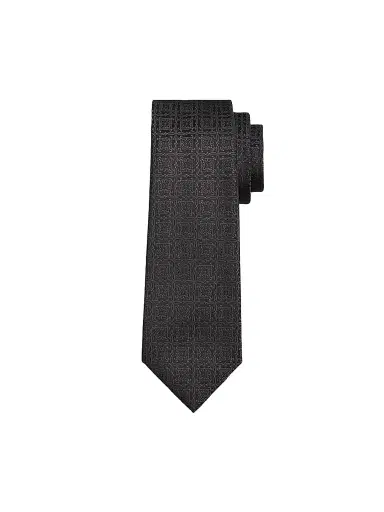 Kiton Men's Geometric Silk Tie | Thumbnail 1 Kiton Men's Geometric Silk Tie | Thumbnail 1
