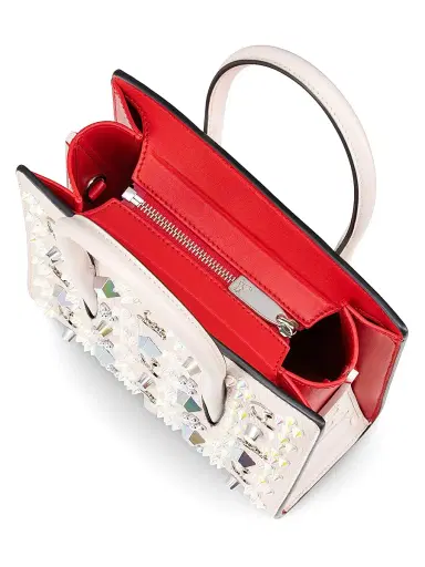 Christian Louboutin Women's Mini Paloma Leather Top Handle Bag | Thumbnail 6 Christian Louboutin Women's Mini Paloma Leather Top Handle Bag | Thumbnail 6