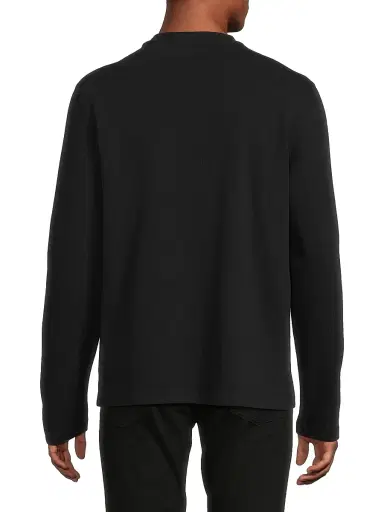 Jacquemus Men's Cotton Logo Long-Sleeve Shirt - Black - Size Small | Thumbnail 5 Jacquemus Men's Cotton Logo Long-Sleeve Shirt - Black - Size Small | Thumbnail 5
