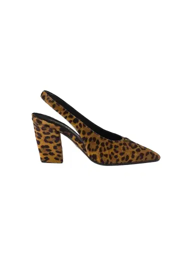 Prada Women's Printed Leather Slingback Pumps | Thumbnail 1 Prada Women's Printed Leather Slingback Pumps | Thumbnail 1