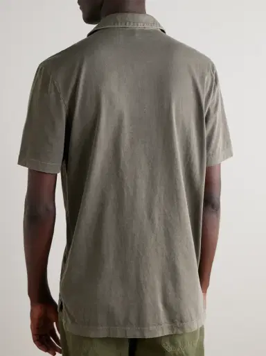 James Perse Supima Cotton-Jersey Polo Shirt | Thumbnail 4 James Perse Supima Cotton-Jersey Polo Shirt | Thumbnail 4