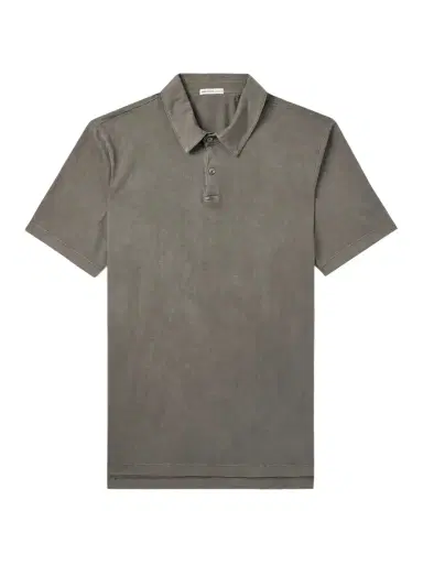 James Perse Supima Cotton-Jersey Polo Shirt | Thumbnail 1 James Perse Supima Cotton-Jersey Polo Shirt | Thumbnail 1