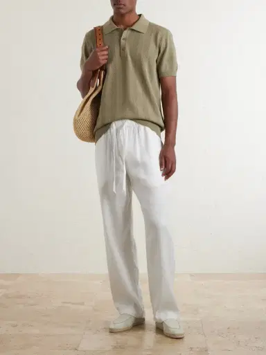 Frescobol Carioca Vidal Cotton Polo Shirt | Thumbnail 2 Frescobol Carioca Vidal Cotton Polo Shirt | Thumbnail 2