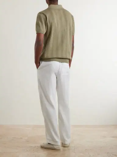 Frescobol Carioca Vidal Cotton Polo Shirt | Thumbnail 4 Frescobol Carioca Vidal Cotton Polo Shirt | Thumbnail 4