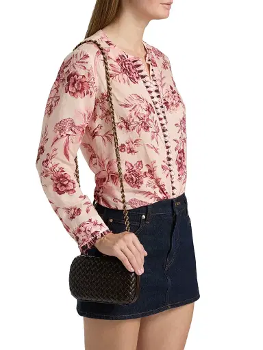 Johnny Was Women's Printed Ruffle-Cuff Blouse - Yvessa - Size XL | Thumbnail 4 Johnny Was Women's Printed Ruffle-Cuff Blouse - Yvessa - Size XL | Thumbnail 4