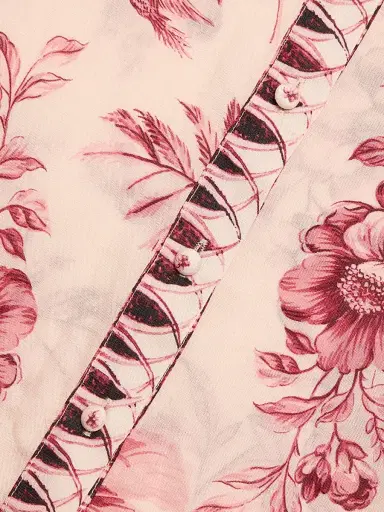 Johnny Was Women's Printed Ruffle-Cuff Blouse | Thumbnail 7 Johnny Was Women's Printed Ruffle-Cuff Blouse | Thumbnail 7