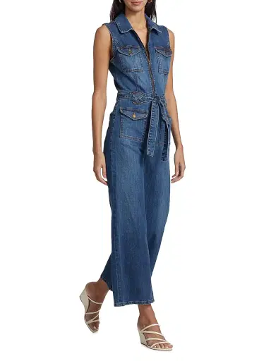 Ramy Brook Women's Bell Denim Jumpsuit | Thumbnail 2 Ramy Brook Women's Bell Denim Jumpsuit | Thumbnail 2