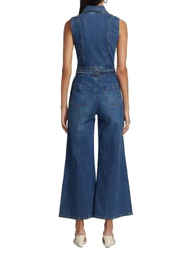 Ramy Brook Women's Bell Denim Jumpsuit | Thumbnail 5 Ramy Brook Women's Bell Denim Jumpsuit | Thumbnail 5
