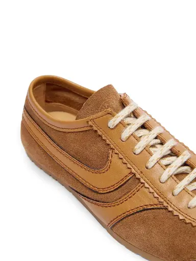 Dries Van Noten Women's Round-Toe Suede Low-Top Sneakers | Thumbnail 6 Dries Van Noten Women's Round-Toe Suede Low-Top Sneakers | Thumbnail 6