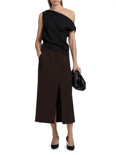 Co Women's Draped One-Shoulder Top | Thumbnail 2 Co Women's Draped One-Shoulder Top | Thumbnail 2