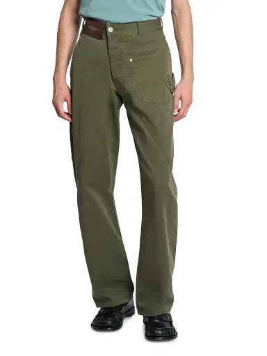 JW Anderson Men's Twisted Workwear Jeans - Washed Green - Size 32 | Thumbnail 3 JW Anderson Men's Twisted Workwear Jeans - Washed Green - Size 32 | Thumbnail 3