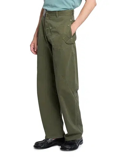 JW Anderson Men's Twisted Workwear Jeans - Washed Green - Size 32 | Thumbnail 4 JW Anderson Men's Twisted Workwear Jeans - Washed Green - Size 32 | Thumbnail 4