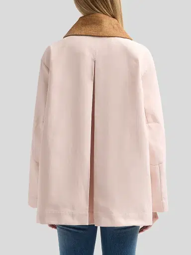 Ganni Women's Heavy Twill Jacket - Primrose Pink - Size Large | Thumbnail 3 Ganni Women's Heavy Twill Jacket - Primrose Pink - Size Large | Thumbnail 3