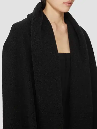 Rick Owens Women's Wool Shawl-Collar Wrap Cardigan | Thumbnail 4 Rick Owens Women's Wool Shawl-Collar Wrap Cardigan | Thumbnail 4