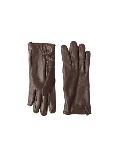 Brunello Cucinelli Women's Nappa Leather Gloves with Monili | Thumbnail 1 Brunello Cucinelli Women's Nappa Leather Gloves with Monili | Thumbnail 1