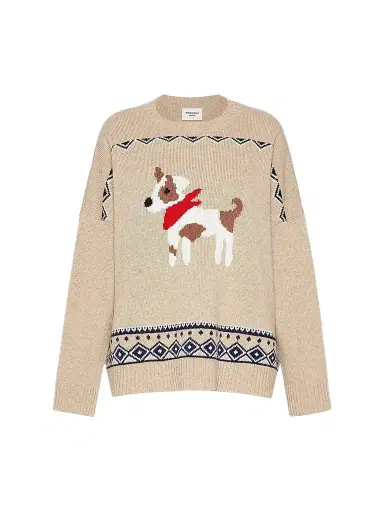 Weekend Max Mara Women's Wool Yarn Sweater - Sand | Thumbnail 1 Weekend Max Mara Women's Wool Yarn Sweater - Sand | Thumbnail 1