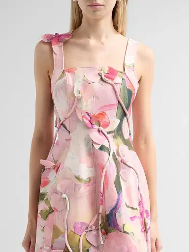 Acler Women's Forever Young Reeve Mini Dress - Garden Afternoon | Thumbnail 5 Acler Women's Forever Young Reeve Mini Dress - Garden Afternoon | Thumbnail 5