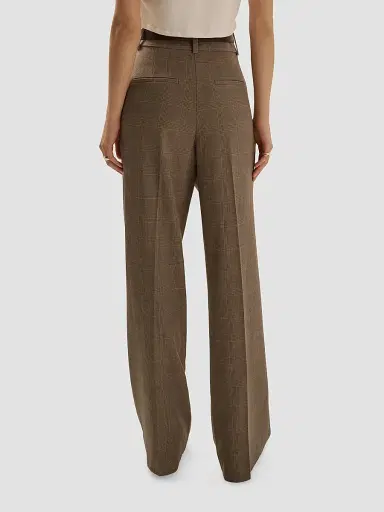 Favorite Daughter Women's The Favorite Glen Check Pants - Java Plaid - Size 8 | Thumbnail 3 Favorite Daughter Women's The Favorite Glen Check Pants - Java Plaid - Size 8 | Thumbnail 3