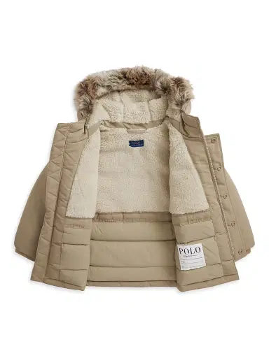 Polo Ralph Lauren Little Boy's & Boy's Faux-Fur Trim Parka - Classic Khaki | Thumbnail 2 Polo Ralph Lauren Little Boy's & Boy's Faux-Fur Trim Parka - Classic Khaki | Thumbnail 2