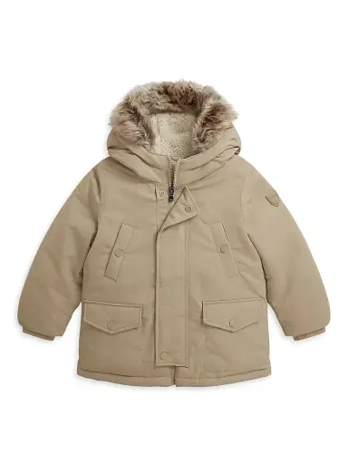 Polo Ralph Lauren Little Boy's & Boy's Faux-Fur Trim Parka - Classic Khaki | Thumbnail 1 Polo Ralph Lauren Little Boy's & Boy's Faux-Fur Trim Parka - Classic Khaki | Thumbnail 1