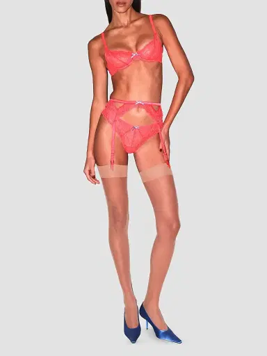 Fleur du Mal Women's Bianca Lace Cheeky Briefs | Thumbnail 2 Fleur du Mal Women's Bianca Lace Cheeky Briefs | Thumbnail 2