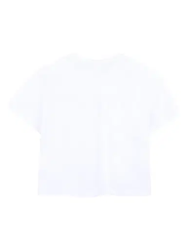 Givenchy Little Girl's & Girl's Logo Cotton T-Shirt - White | Thumbnail 3 Givenchy Little Girl's & Girl's Logo Cotton T-Shirt - White | Thumbnail 3