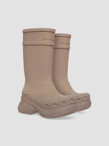 Balenciaga Women's Crocs Boot - Beige | Thumbnail 2 Balenciaga Women's Crocs Boot - Beige | Thumbnail 2