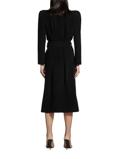 Balenciaga Women's Round Shoulder Fitted Coat | Thumbnail 5 Balenciaga Women's Round Shoulder Fitted Coat | Thumbnail 5