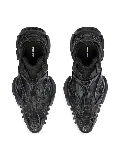 Balenciaga Men's Reptile Sneakers - Black | Thumbnail 6 Balenciaga Men's Reptile Sneakers - Black | Thumbnail 6
